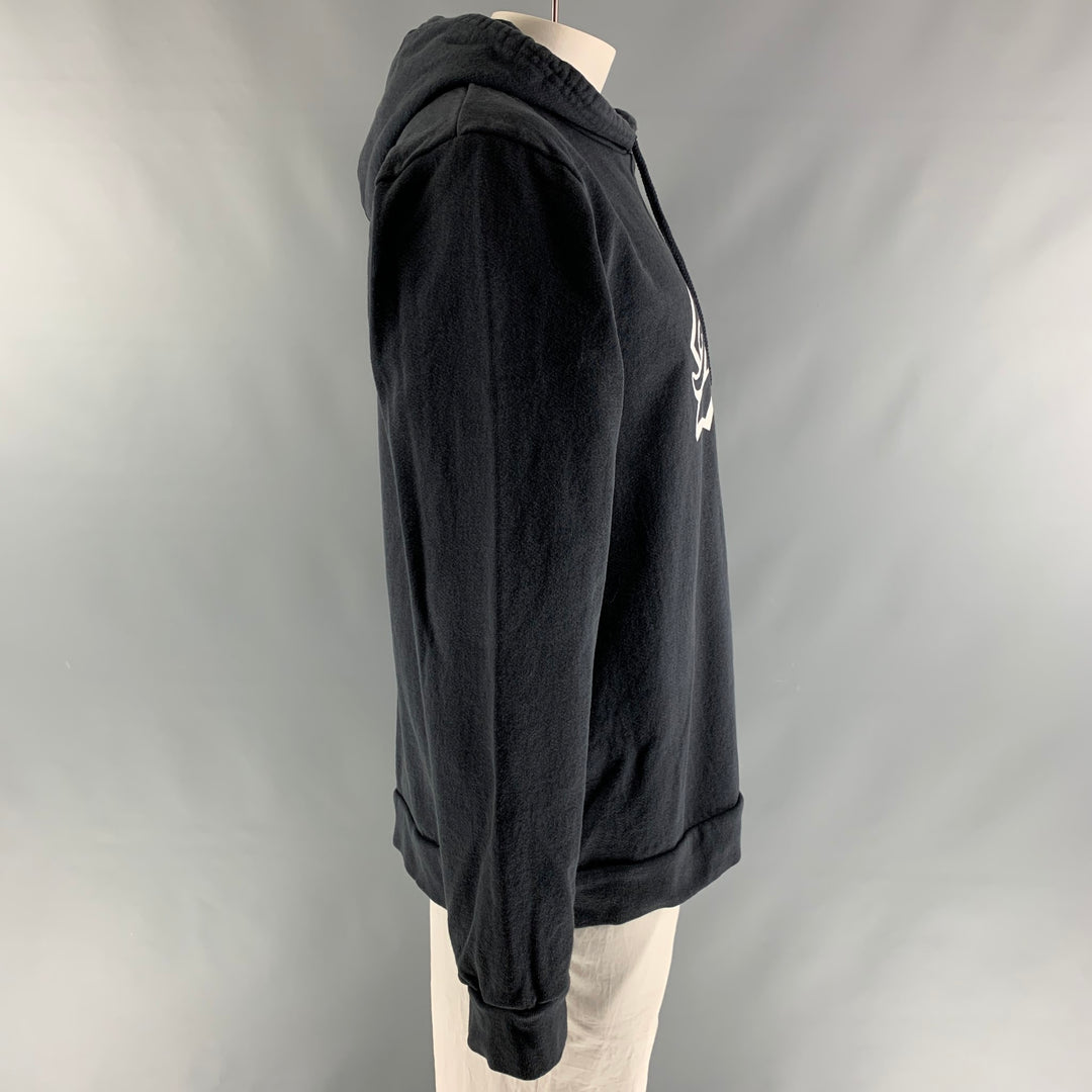APC Size XXL Charcoal Logo Cotton &  Polyester Hoodie Sweatshirt