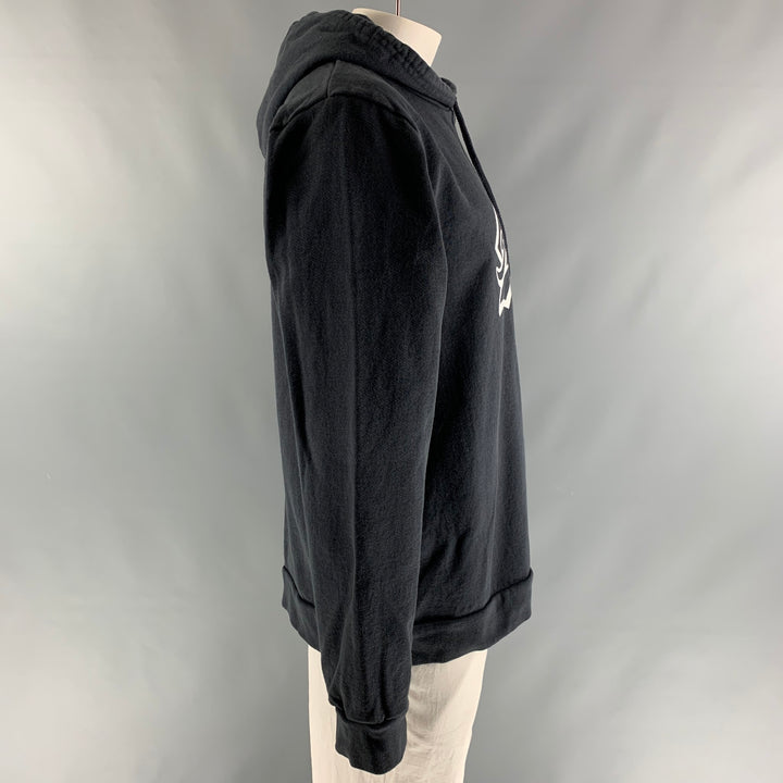 APC Size XXL Charcoal Logo Cotton &  Polyester Hoodie Sweatshirt