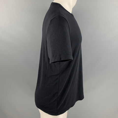 THEORY Size M Grey Charcoal Modal Blend Jersey T-shirt