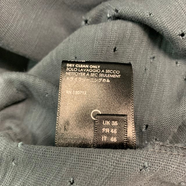 AMIRI Camiseta de manga corta de algodón desgastada gris talla S
