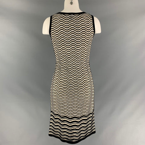 M MISSONI Vestido Blanco De Punto Talla 4 Negro