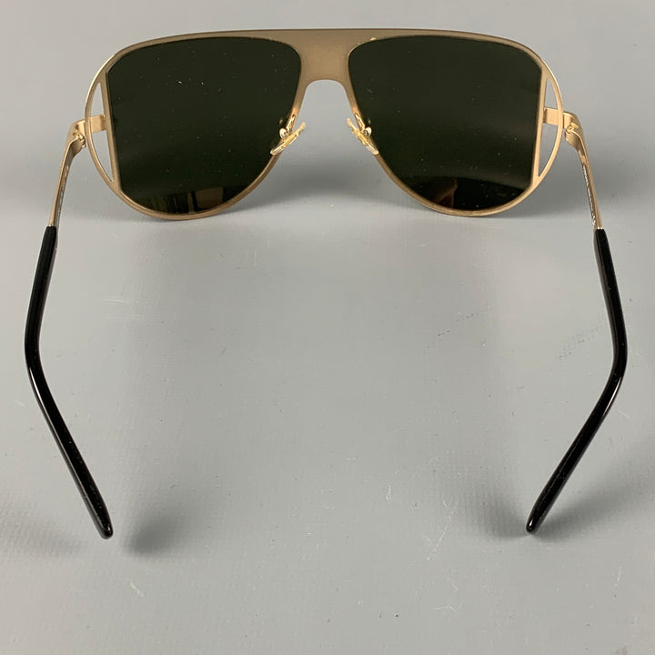 VERSACE Gold Metal Sunglasses