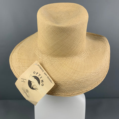 VINTAGE Size M Beige Straw Hats