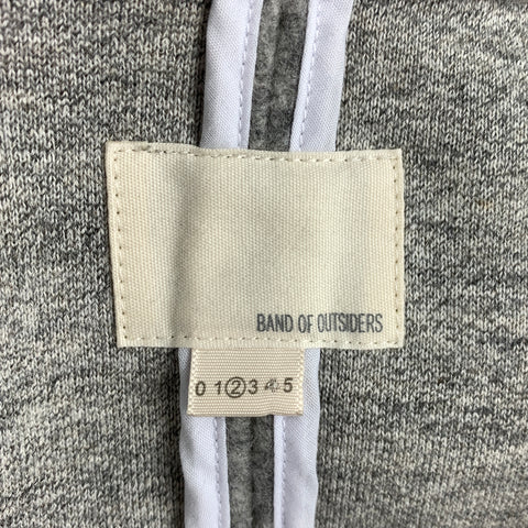 BAND OF OUTSIDERS Size S Light Grey Heather Wool Blend Jacket