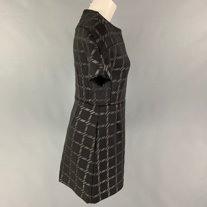 ALEXANDER WANG Size S Black Polyester Checkered Dress