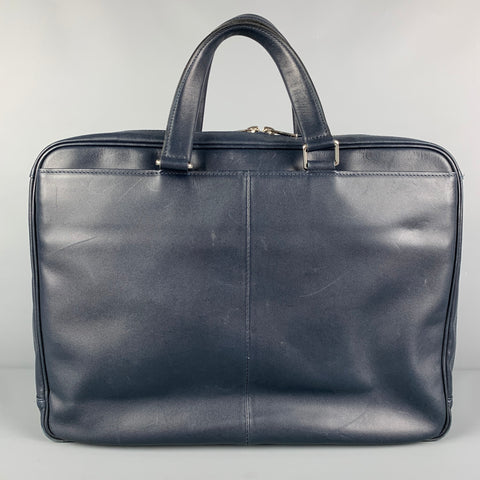 PORTER YOSHIDA & Co. Navy Leather Travel Bag