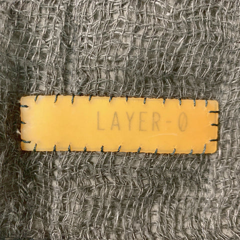 LAYER-O  Size 40 Black Reversible Jacket