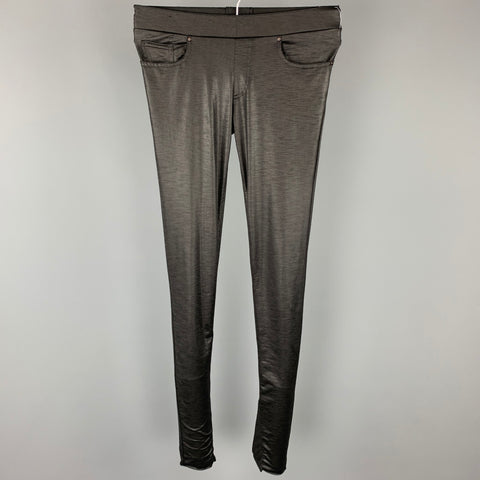 MANIAC CORP Talla 1 Leggings Negros Poliéster / Rayón