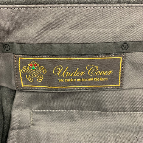 UNDERCOVER Size 2 Grey Wool Cropped Dress Pants
