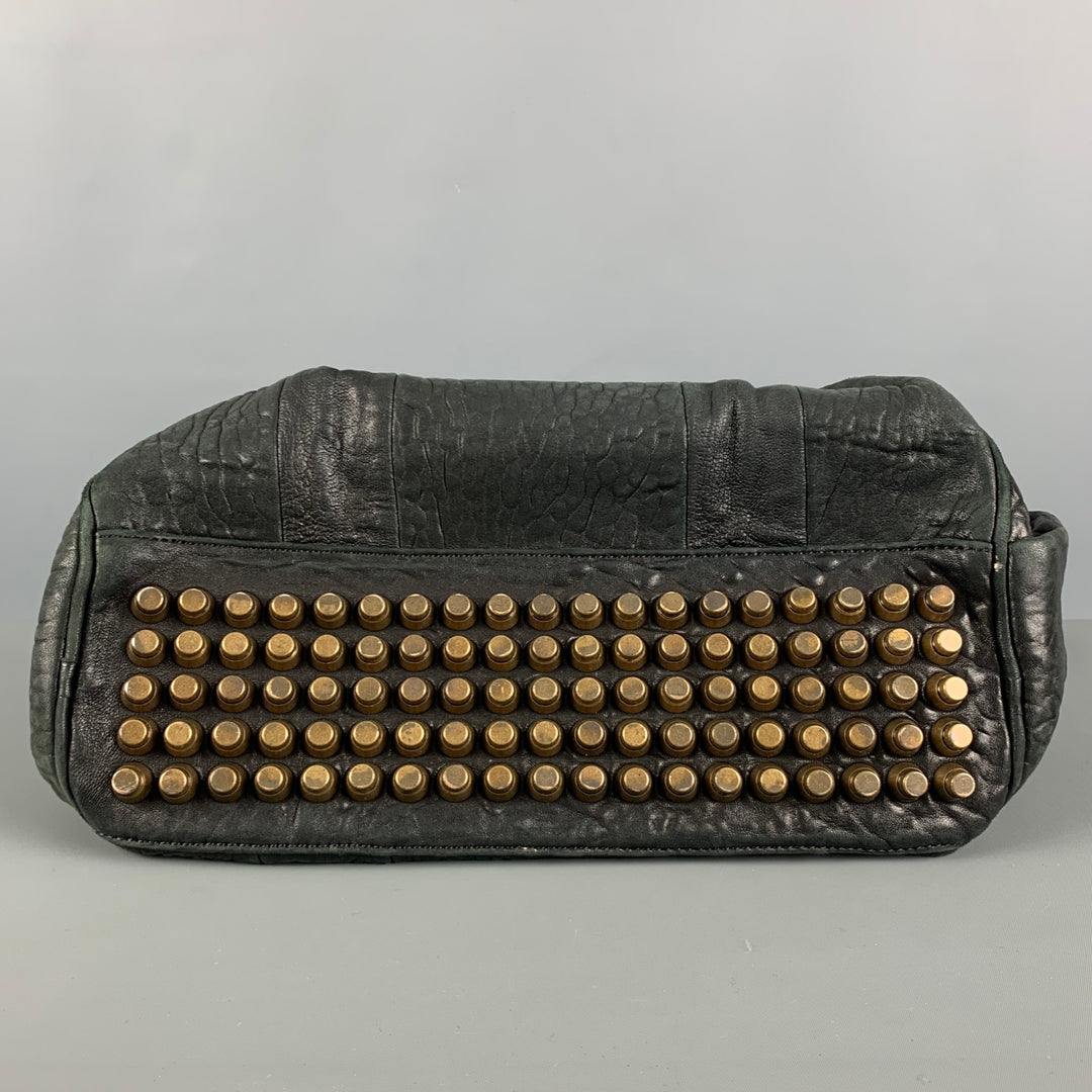 ALEXANDER WANG Black Wrinkled Leather Handbag