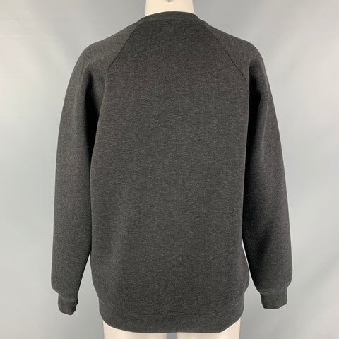 MARC JACOBS Taille XS Pull à col rond en laine mélangée noire avec appliques