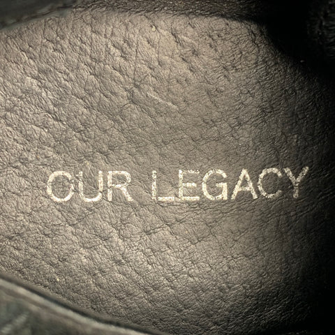 OUR LEGACY Baskets en cuir noir taille 11