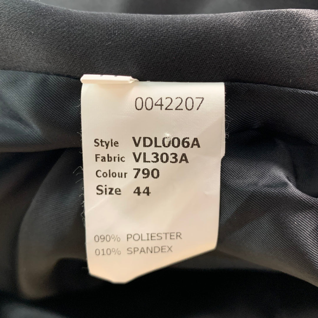 VIKTOR & ROLF Size 8 Polyester Spandex Solid Tuxedo Jacket Blazer