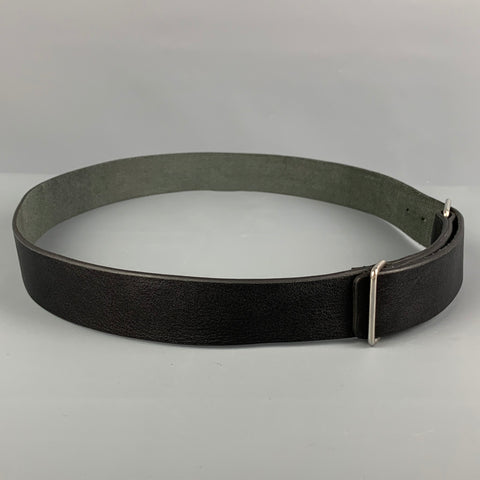 ETUDES Size M Black Leather Belt