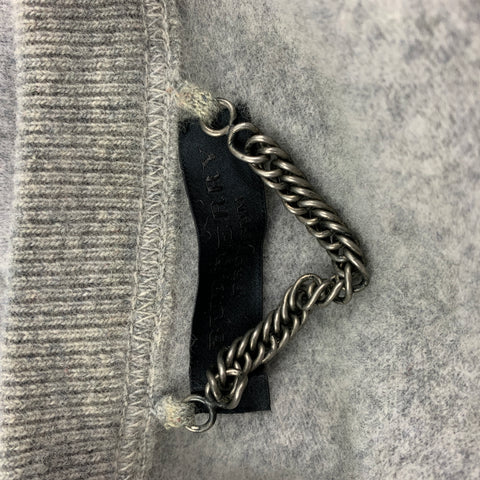 BURBERRY PRORSUM by Christopher Bailey Fall 2011 Size M Grey Brit Short Sleeve Sweater