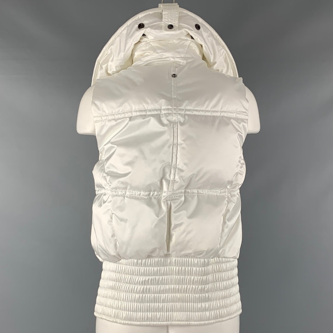 RLX by RALPH LAUREN Size M White Nylon Padded Zip Up Vest