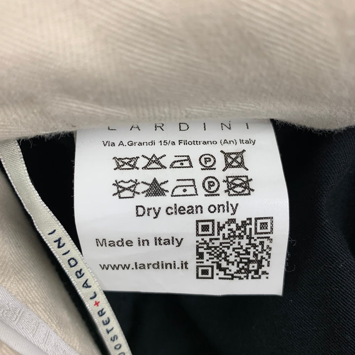 WOOSTER + LARDINI Size 32 Olive Wool Pleated Dress Pants