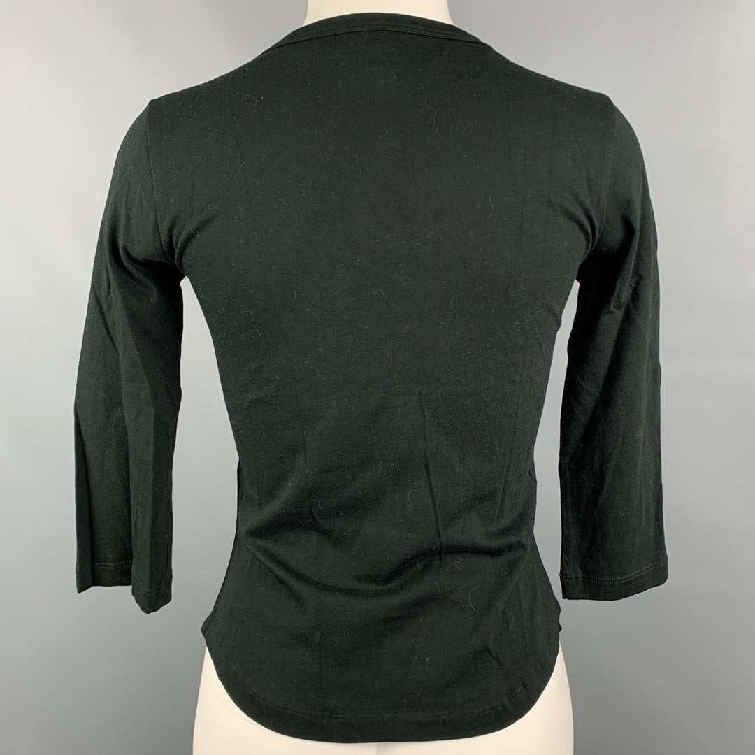 VIVIENNE WESTWOOD RED LABEL Talla S Camiseta de algodón con logo bordado en negro