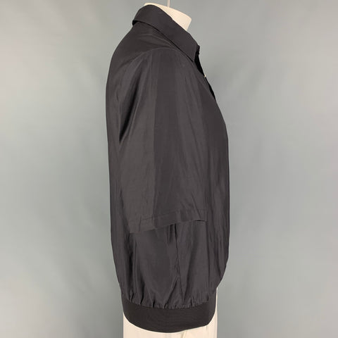MCQ by ALEXANDER MCQUEEN Size XL Charcoal Short Sleeve Shirt