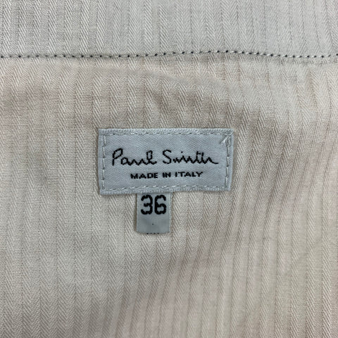 PAUL SMITH Size 36 Black Wool Tuxedo Dress Pants