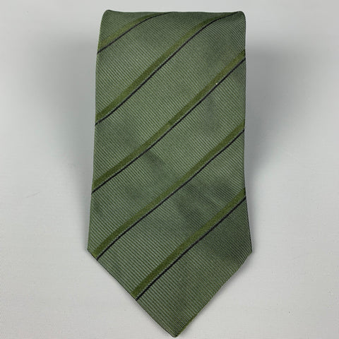 GIORGIO ARMANI Dark Green Silk Tie