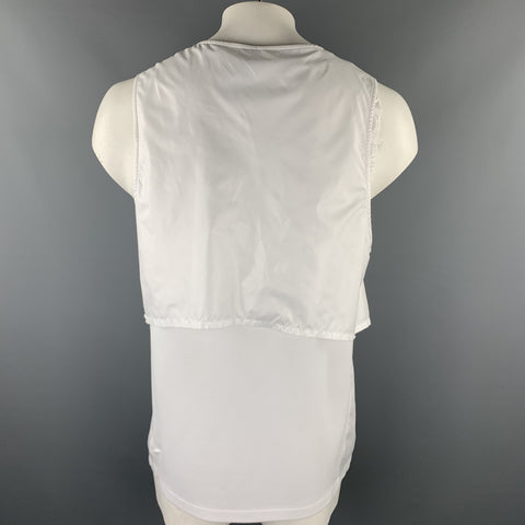 ROCHAMBEAU Taille XL Chemise Sans Manches Nylon Matières Mixtes Blanc