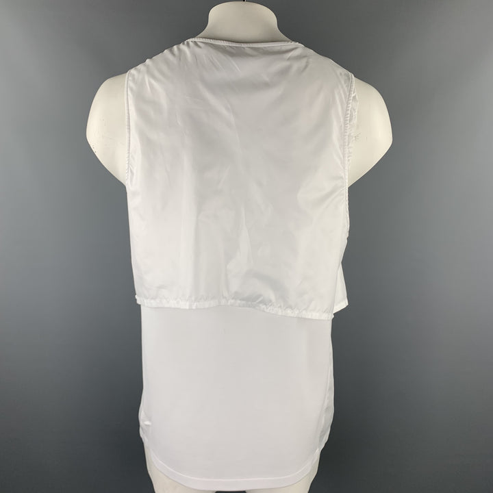 ROCHAMBEAU Taille XL Chemise Sans Manches Nylon Matières Mixtes Blanc