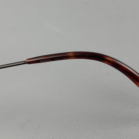 Vintage MATSUDA Black Metal Clip On Sunglasses