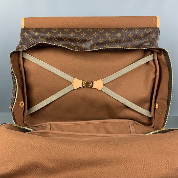 LOUIS VUITTON Bolsos de mano de lona revestida con monograma marrón beige