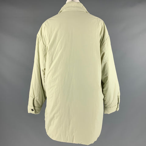 STUDIO NICHOLSON Size 0 Green Polyamide Padded Coat