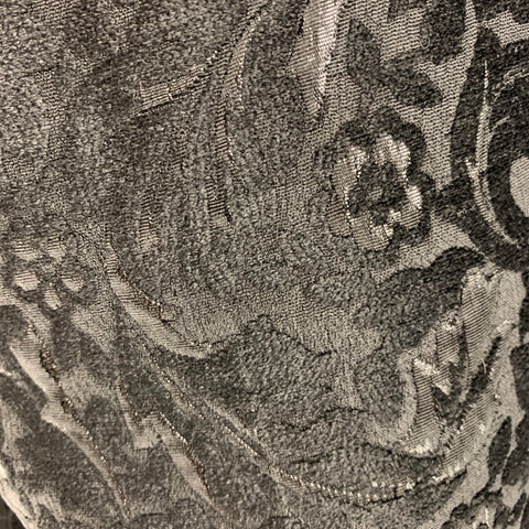 GUCCI Talla 4 Pantalón de vestir de tiro bajo jacquard con mezcla de rayón negro