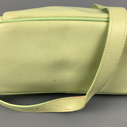 LONGCHAMP Sac à bandoulière en simili cuir menthe