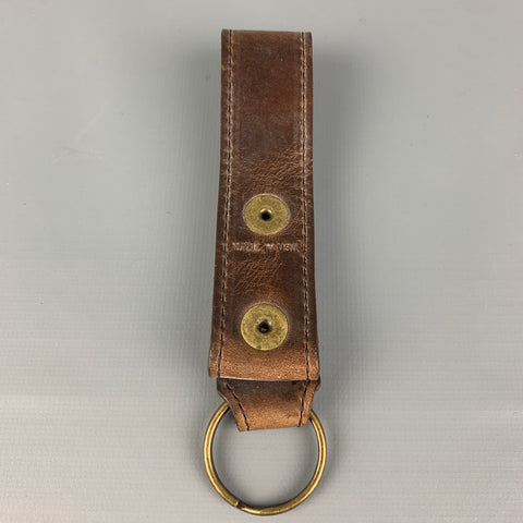 RANCOURT AND COMPANY Brown Leather Key Holder