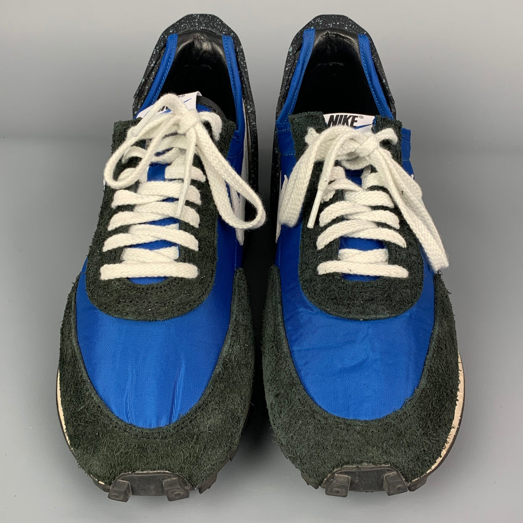 NIKE x UNDERCOVER Size 10.5 Blue & Black Color Block Nylon Daybreak Sneakers