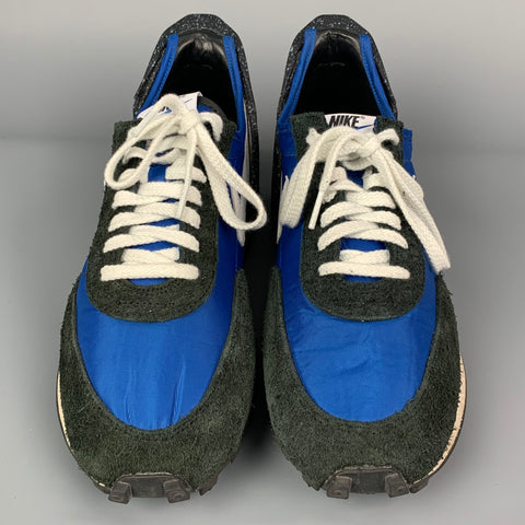 NIKE x UNDERCOVER Size 10.5 Blue & Black Color Block Nylon Daybreak Sneakers