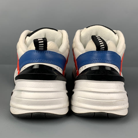 NIKE Size 6.5 White Multi-Color Nylon Lace Up Sneakers