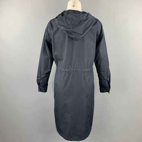 ENGINEERED GARMENTS Taille S Robe chemise noire en polyester/coton