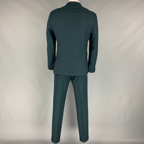 PAUL SMITH Kensington Fit Size 44 Forest Green Wool / Cashmere Single Breasted Suit