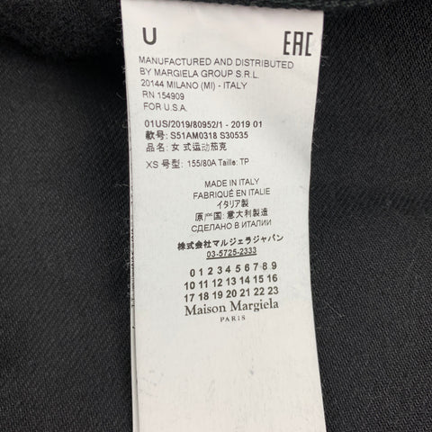 MAISON MARGIELA Size XS Black Multi-Color Abstract Cotton Oversized Jacket