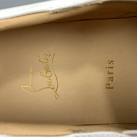 CHRISTIAN LOUBOUTIN Zapatillas Masteralta de charol talla 9