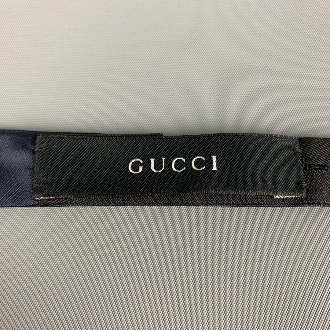 GUCCI Navy Silk Bow Tie