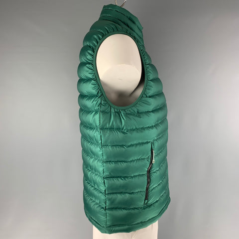 PATAGONIA Chest Size XL Size XL Green Quilted Polyester Zip Up Vest