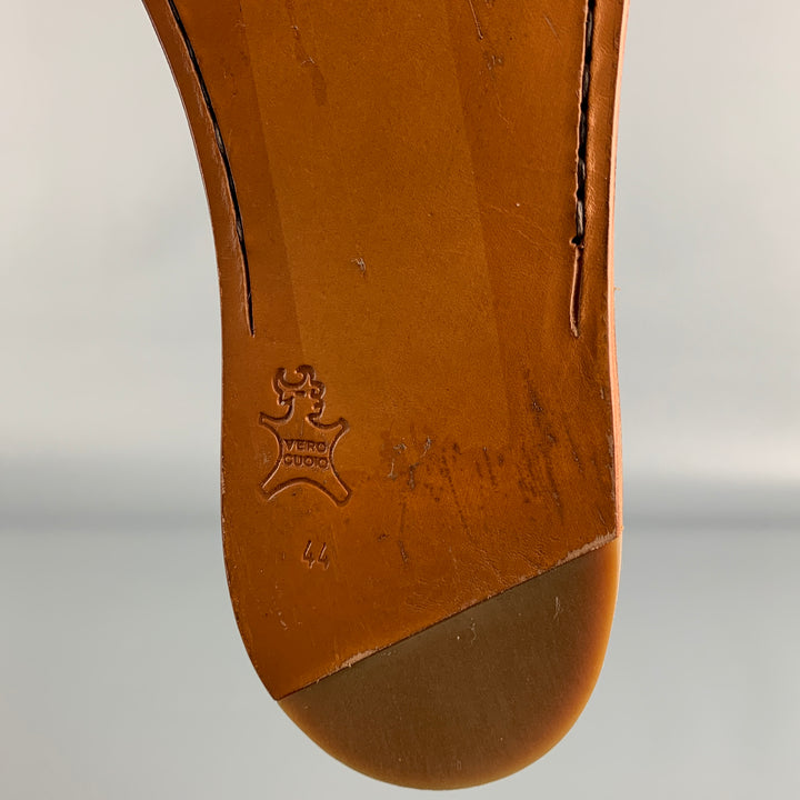 OPENING CEREMONY Size 11 Silver Metallic Leather Lace Up Boots