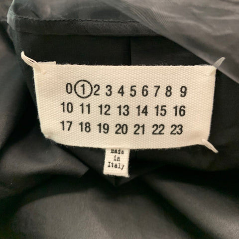 MAISON MARGIELA Size M Black Cotton  Polyester Mixed Fabrics Button Up Shirt