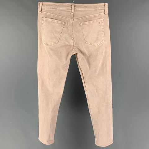 RAG & BONE Size 32 Nude Wash Cotton Slim Jeans