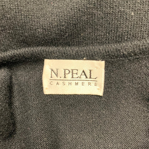 N.PEAL Taille S Haut décontracté sans manches en cachemire noir