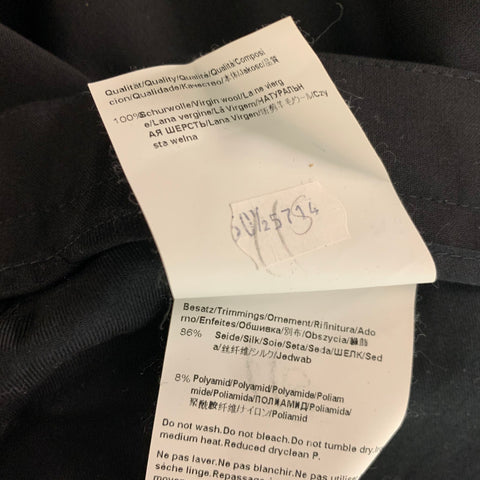 BOSS by HUGO BOSS Size 40 Black Virgin Wool Single Button Tuxedo Suit