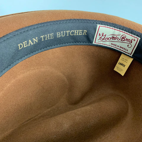 GOORIN BROTHERS Size L Tan Solid Wool Hats