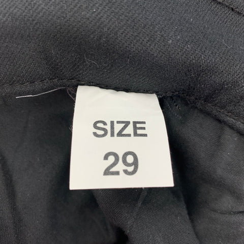 JOHN RICHMOND Size 29 Black Animal Print Cotton Zip Fly Skinny Jeans