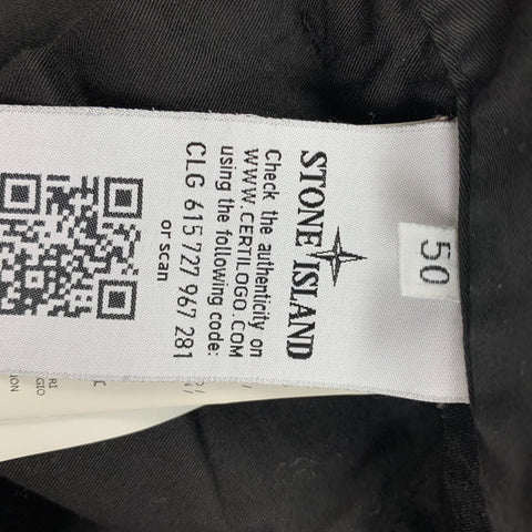 STONE ISLAND Size 34 Black Cotton Cargo Casual Pants